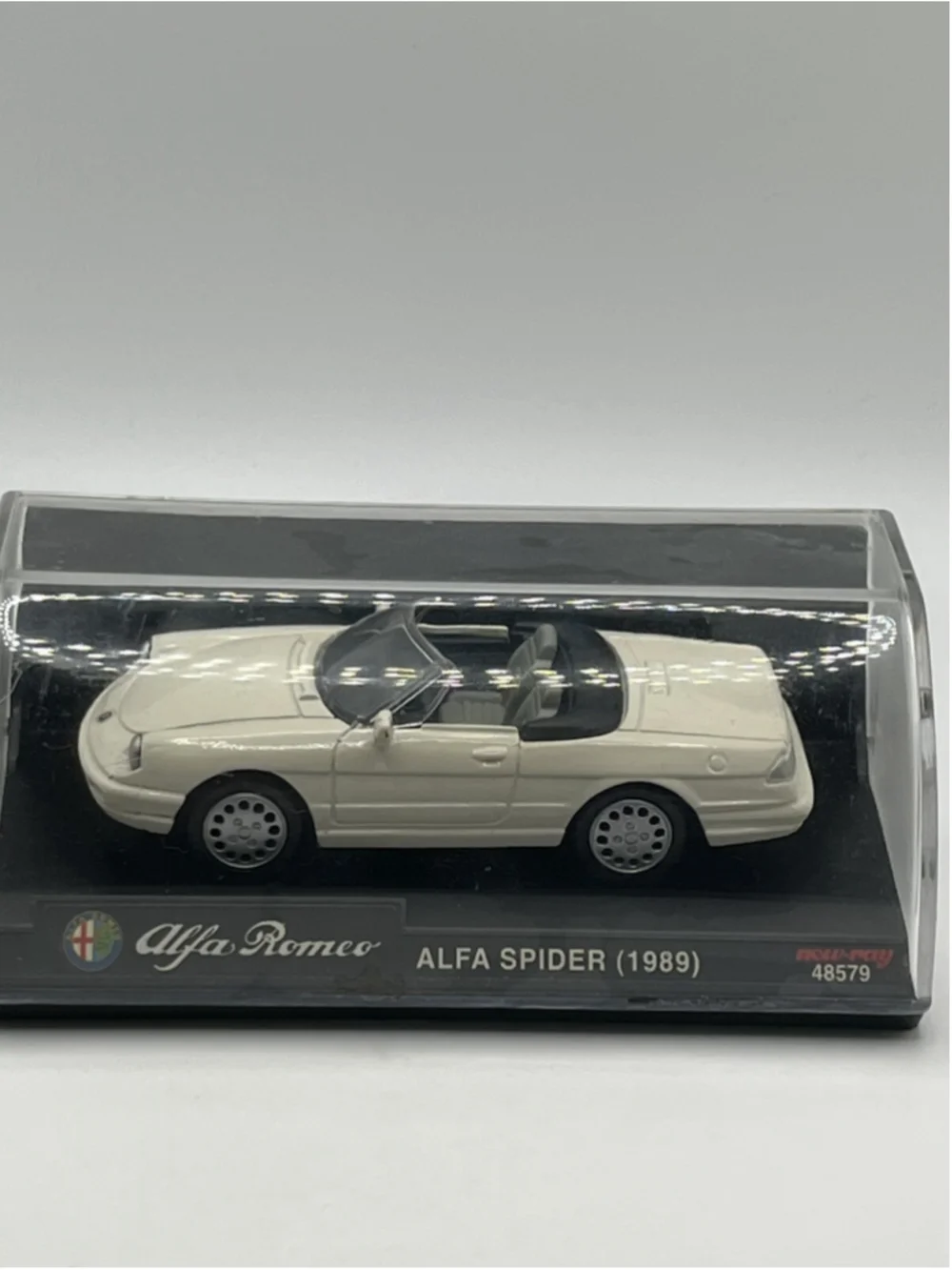 1989 New Ray OpenTop 1/43 White white Alfa Romeo Spider Roadster SEALED 48579